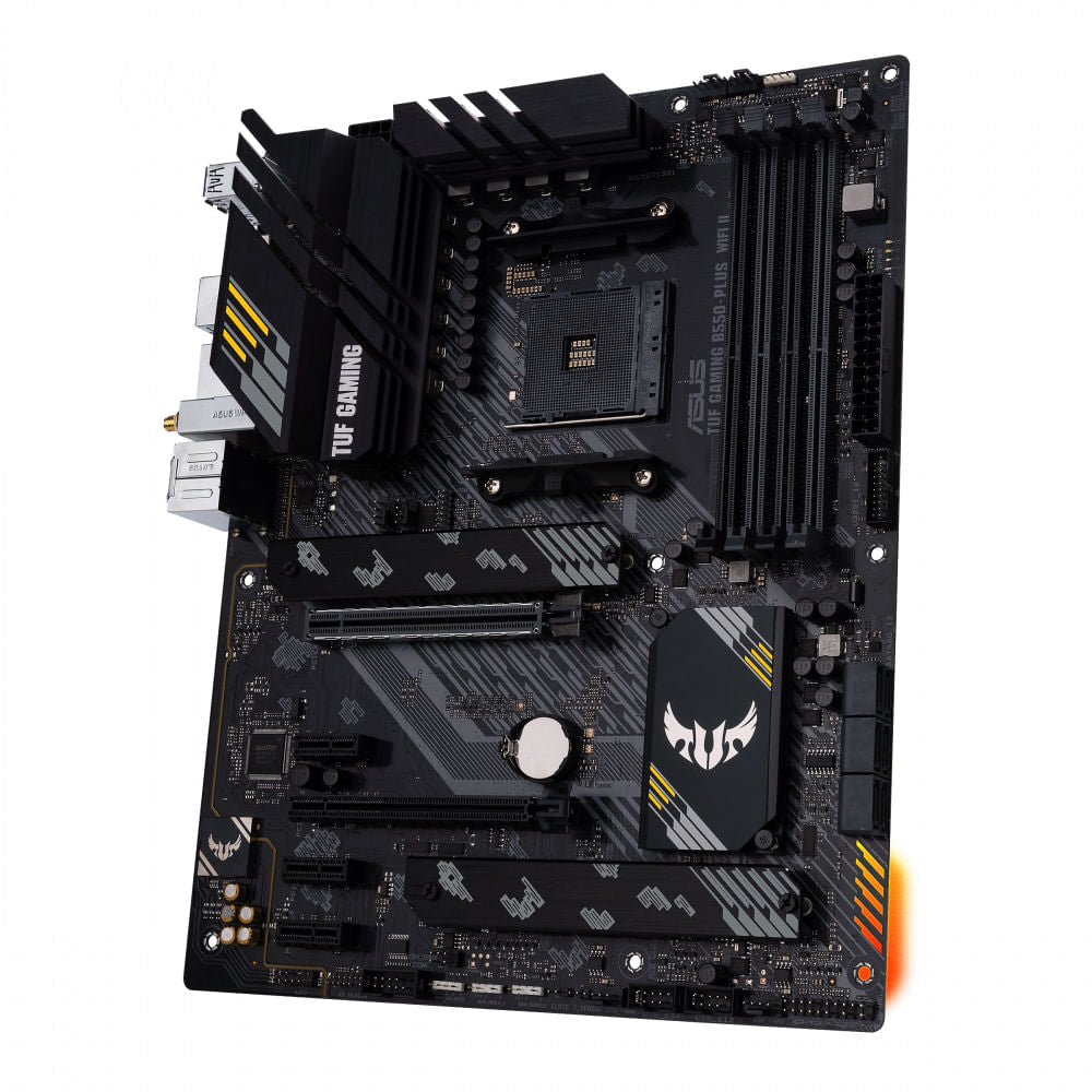 Tarjeta Madre Asus Tuf Gaming B550-Plus Wifi Ii Ddr4, Am4, Atx, Wifi6, Display Port