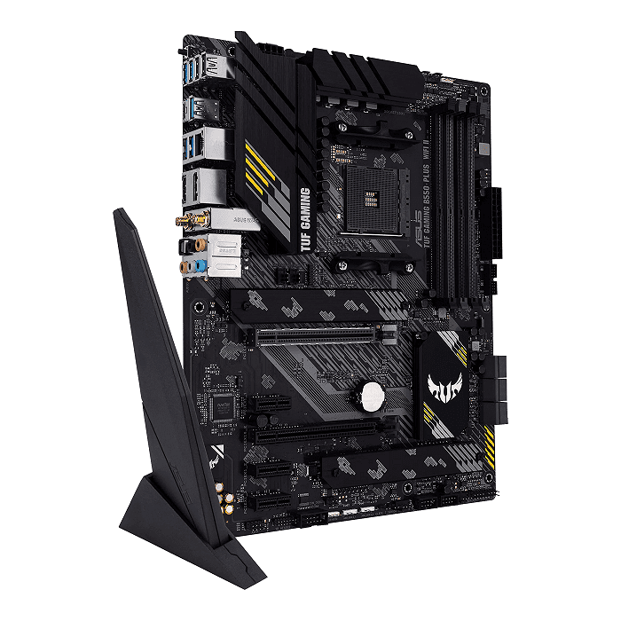 Tarjeta Madre Asus Tuf Gaming B550-Plus Wifi Ii Ddr4, Am4, Atx, Wifi6, Display Port