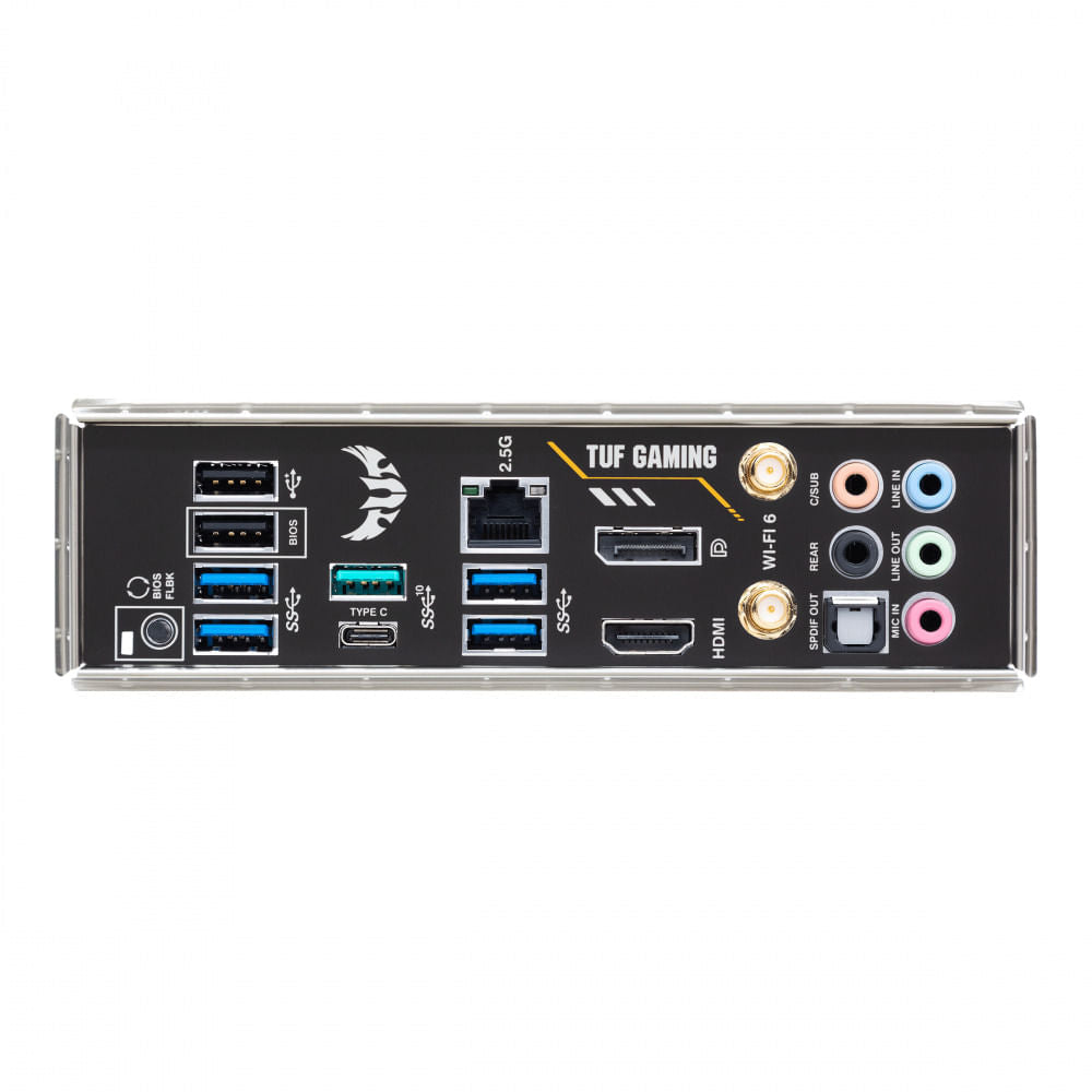 Tarjeta Madre Asus Tuf Gaming B550-Plus Wifi Ii Ddr4, Am4, Atx, Wifi6, Display Port