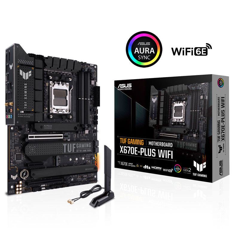 Tarjeta Madre Asus Tuf Gaming X670E-Plus Wifi Am5