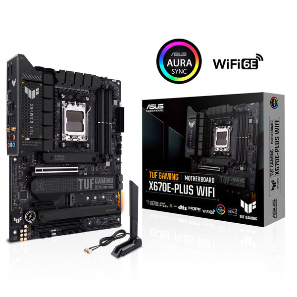 Tarjeta Madre Asus Tuf Gaming X670E-Plus Wifi Am5