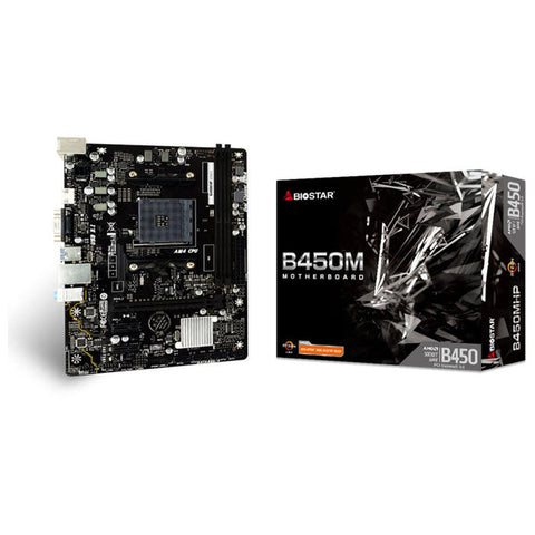 Tarjeta Madre Biostar B450mhp Ddr4 Hdmi Pcie Sata Amd Ryzen Am4