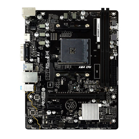 Tarjeta Madre Biostar B450mhp Ddr4 Hdmi Pcie Sata Amd Ryzen Am4