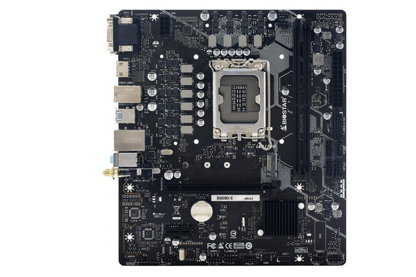 Tarjeta Madre Biostar B660mx-E Ddr4 Hdmi M.2 Sata Pcie 4.0 12th 1700