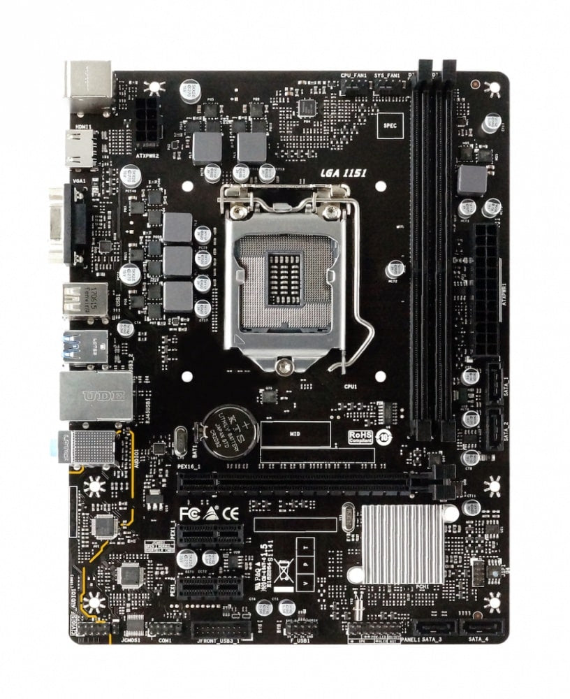 Tarjeta Madre Biostar H310mhp Ddr4 Hdmi Pcie Sata 8th, 9th Intel 1151