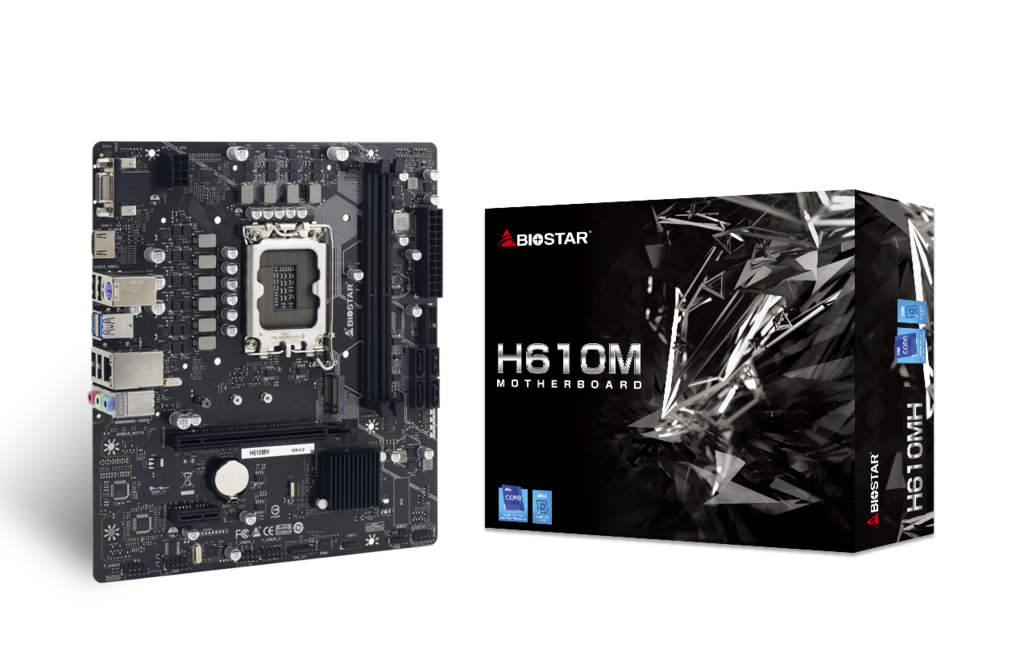 Tarjeta Madre Biostar H610mh Ddr4 Hdmi M.2 Sata Pcie 4.0 Ps2 12th 1700