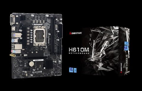 Tarjeta Madre Biostar H610mx-E Ddr4 Hdmi M.2 Sata Pcie 4.0 12th 1700