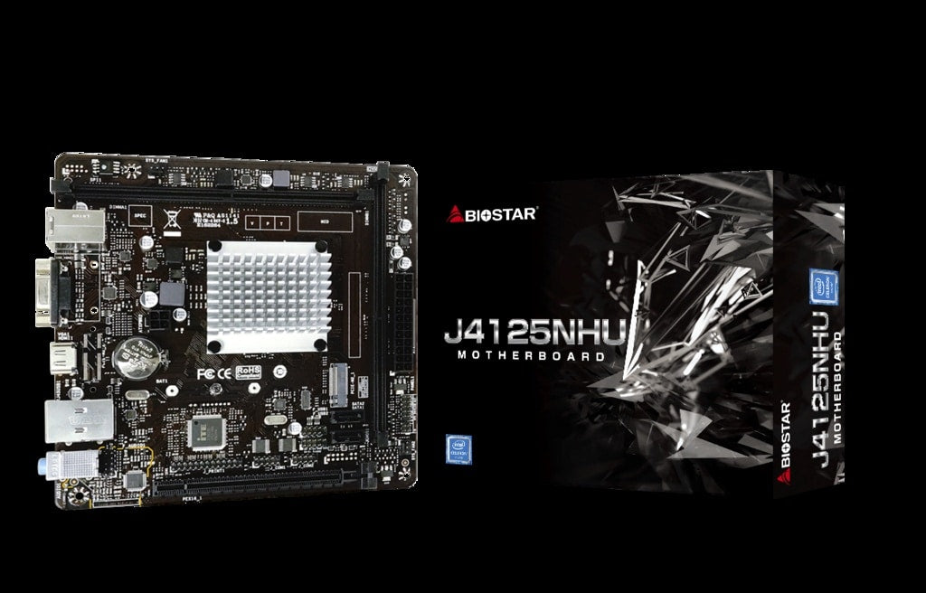 Tarjeta Madre Biostar J4125nhu Ddr4 Hdmi Vga Pcie M.2 Quad Core Intel