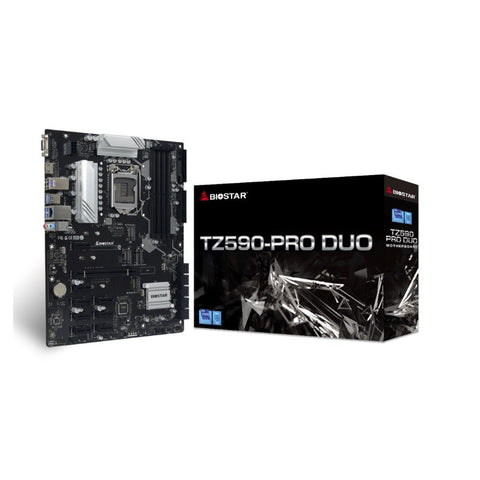 Tarjeta Madre Biostar Tz590Pro Duo, Socket 1200, Ddr4, Gen 10, Pcie 3.0