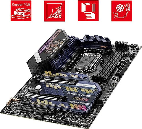 Tarjeta Madre Msi Mpg Z590 Gaming Force Ddr4 M.2 Pcie4.0 11th 1200 Atx