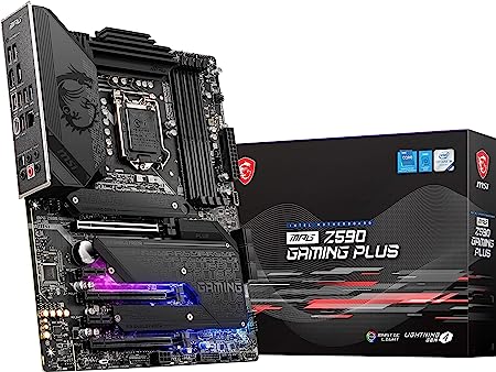Tarjeta Madre Msi Mpg Z590 Gaming Plus Ddr4 M.2 Pcie 4.0 11th 1200 Atx