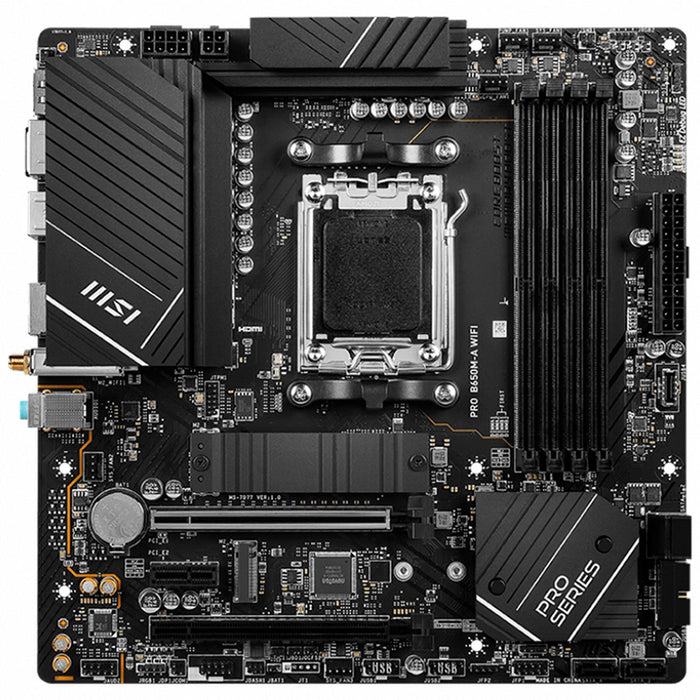Tarjeta Madre Msi Pro B650m-A Wifi Ddr5 M.2 Pcie 5.0 Ryzen Am5 Hdmi