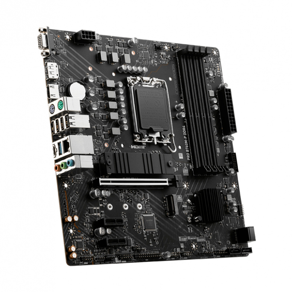 Tarjeta Madre Msi Pro B760M-P Ddr4 Intel Socket 1700 Ddr4 M.2 Usb-C Atx