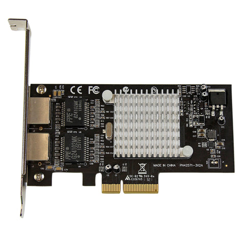 Tarjeta Pci Express Adaptador De Red Pci Express Pci-E Gigabit Ethernet Con 2 Puertos Rj45 De 1gbps Y Chipset Intel I350 - Startech.Com Modelo,St2000spexi