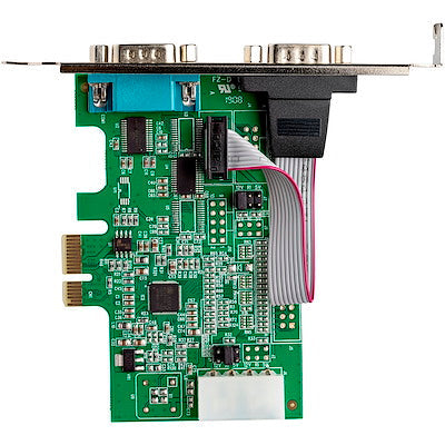 Tarjeta Pci Express Adaptadora De 2 Puertos Serial Rs232 - Tarjeta Controladora Serial Pcie Rs232 - Pcie A Db9 Uart16950 - Startech.Com Modelo, Pex2s953