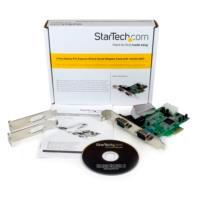 Tarjeta Pci Express Adaptadora Pcie De 2 Puertos Serial Rs232 Db9 Uart 16550 - Startech.Com Modelo, Pex2s553