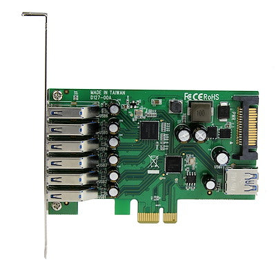 Tarjeta Pci Express De 7 Puertos Usb 3.0 Con Perfil Bajo O Completo - Startech.Com Modelo, Pexusb3s7