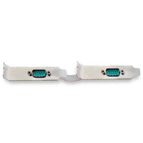 Tarjeta Pci Express Serial Rs232 De 2 Puertos - Tarjeta Adaptadora Serial Pcie Rs232 Db9 Uart 16950 - Perfil Bajo – Win, Linux - Startech.Com Modelo, Pex2s953lp