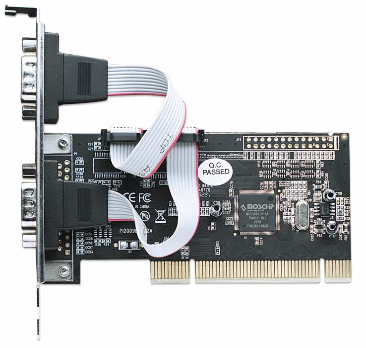 Tarjeta Serial Manhattan Pci 2 Puertos Db9*2 158213