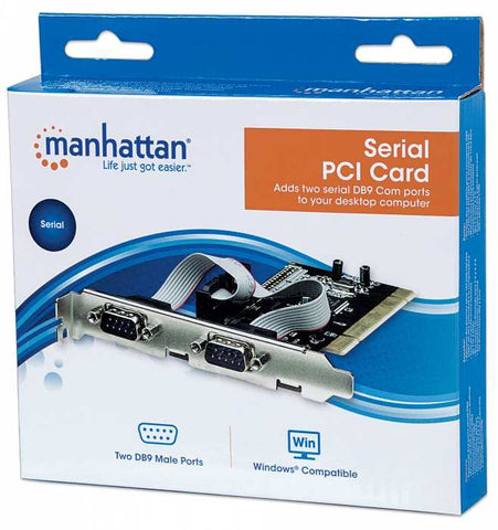 Tarjeta Serial Manhattan Pci 2 Puertos Db9*2 158213