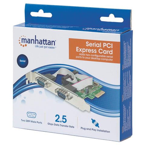 Tarjeta Serial Manhattan Pci Express 2 Puertos 152082
