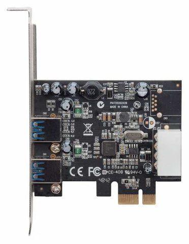 Tarjeta Usb 3.0 Manhattan Pci Express 2 Puertos 151375