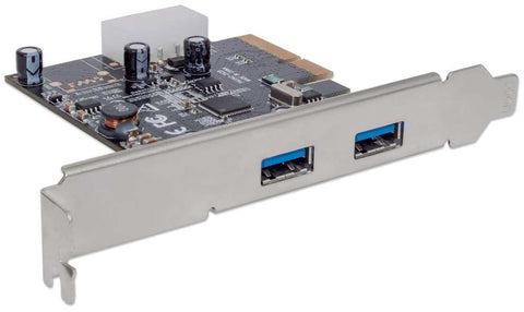 Tarjeta Usb 3.0 Manhattan Pci Express 2 Puertos 151795