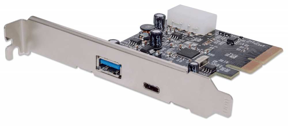 Tarjeta Usb-C V3.1 Pci Express 2 Puertos 1ah+1ch Bracket Corto 151757