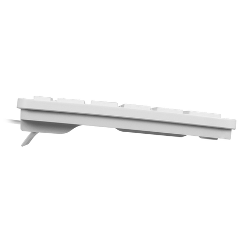 Teclado Acteck Alambrico Usb Slim Tx22 Blanco Inspire Ta230 Ac-931663
