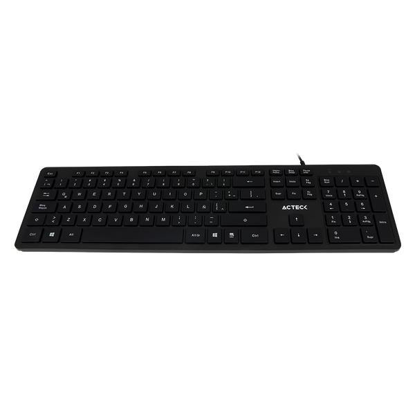 Teclado Acteck Alambrico Usb Tx22 Negro Ac-931656