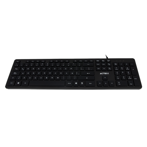 Teclado Acteck Alambrico Usb Tx22 Negro Ac-931656