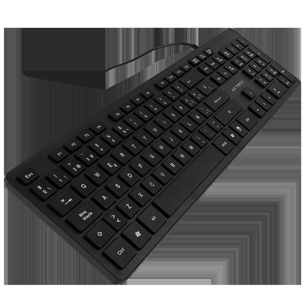 Teclado Acteck Alambrico Usb Tx22 Negro Ac-931656