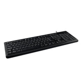 Teclado Acteck-E Alambrico Usb, Negro Estandar 104 Teclas Usb Windows-Linux Diseño Clásico Negro Inspire Ta210