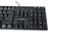 Teclado Alambrico Resistente A Derrames Usb Perfect Choice Negro