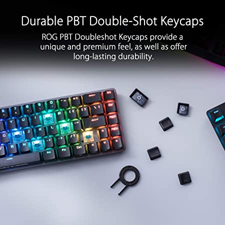 Teclado Asus M601 Rog Falchion, Nxrd, Us Inalambrico, Rgb, Cherry Mx