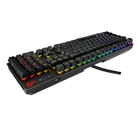 Teclado Asus Xa05 Rog Strix Scope Rx, Rd, Us Fps, Aura Sync Rgb, Usb 2.0