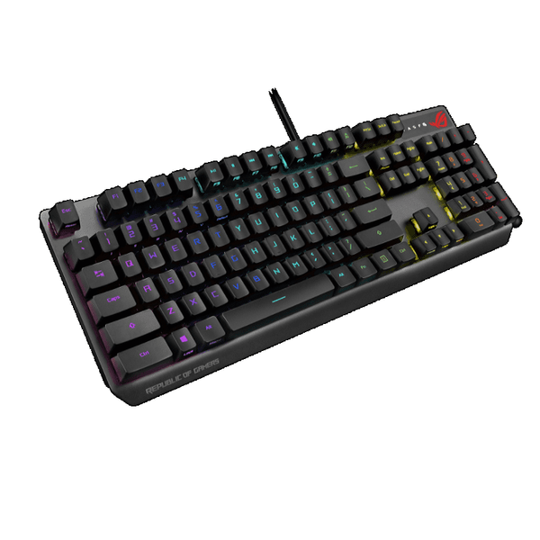 Teclado Asus Xa05 Rog Strix Scope Rx, Rd, Us Fps, Aura Sync Rgb, Usb 2.0