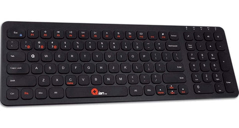 Teclado Bluetooth Multimedia Qian Qactb18001 W, Ios, Android (Aaa)