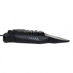 Teclado Brobotix Gamer, Alambrico Usb, Rgb, One Hand, Negro