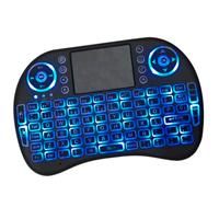 Teclado Brobotix Mini Inalambrico, Recargable, Rgb, Negro