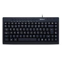 Teclado Brobotix  Mini Multimedia, Alambrico Usb, Negro