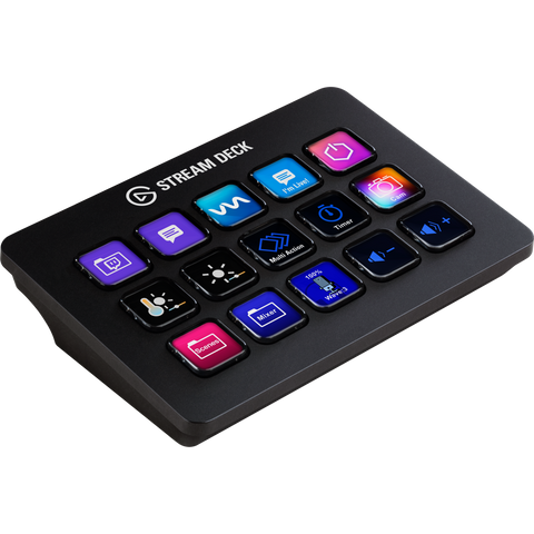 Teclado Elgato Stream Deck Mk.2 15 Teclas Negro 10gba9901