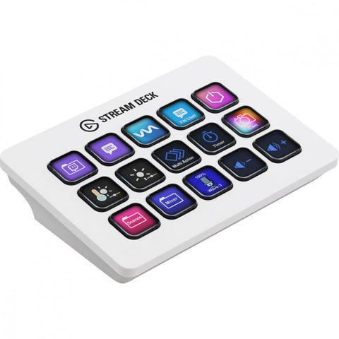 Teclado Elgato Stream Deck Mk.2 (White)15 Teclas Lcd 10Gba9911