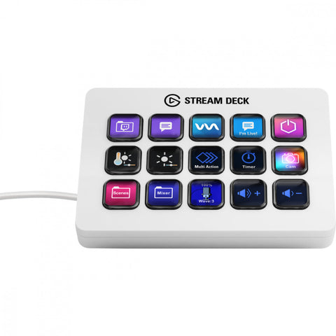 Teclado Elgato Stream Deck Mk.2 (White)15 Teclas Lcd 10Gba9911
