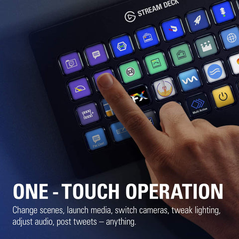 Teclado Elgato Stream Deck Xl 32 Teclas Lcd Personalizables 10gat9901