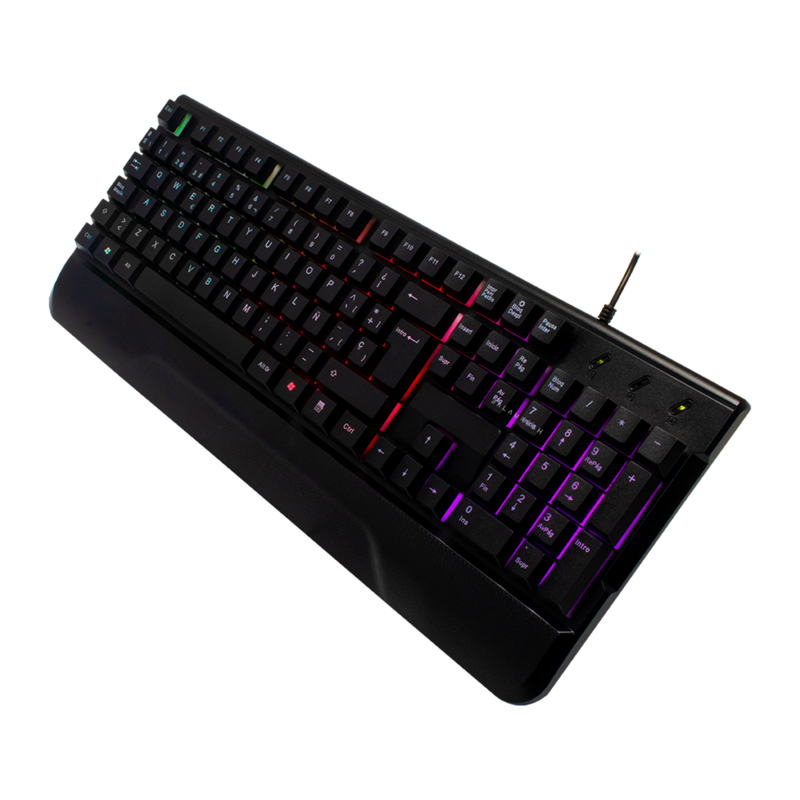 Teclado Gamer Balamrush Alambrico Led Apolo Negro Br-931359