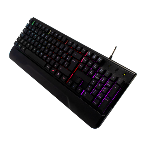 Teclado Gamer Balamrush Alambrico Led Apolo Negro Br-931359