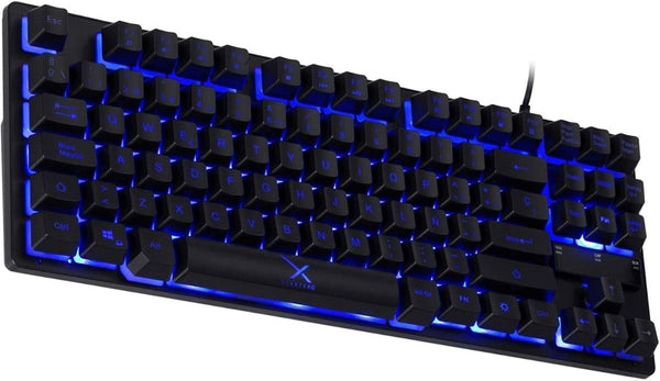 Teclado Gamer Xzeal Alambrico 87 Teclas Led Negro Xst-300 (Xsatga1b)