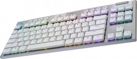 Teclado Logitech G915 Tkl Lightspeed Wireless Rgb Blanco (920-009660)