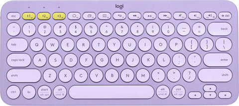 Teclado logitech k380 bt multidisp. Lavender lemonade (920-011150)